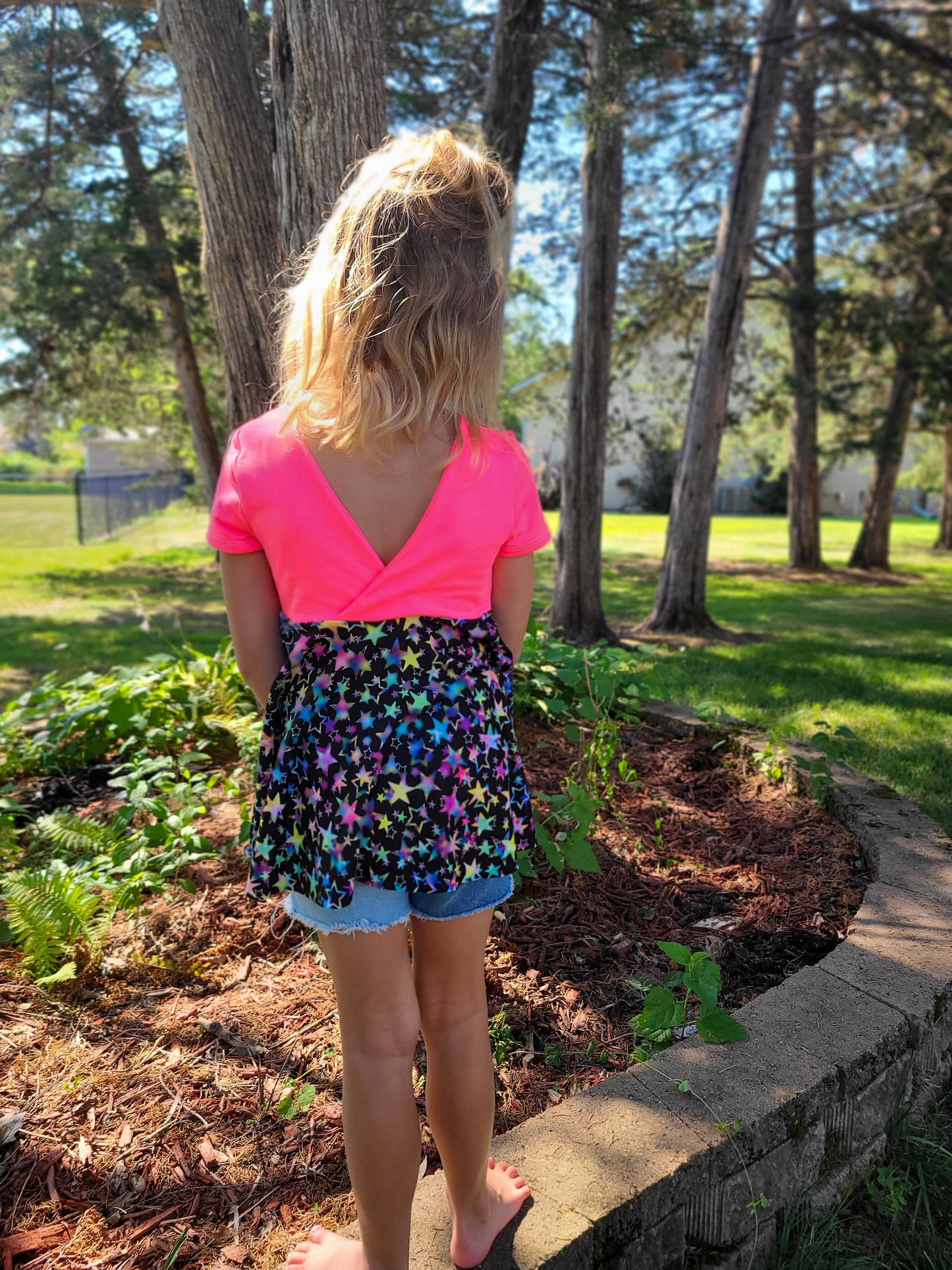 Ayda V-Back Peplum/Dress 10-12