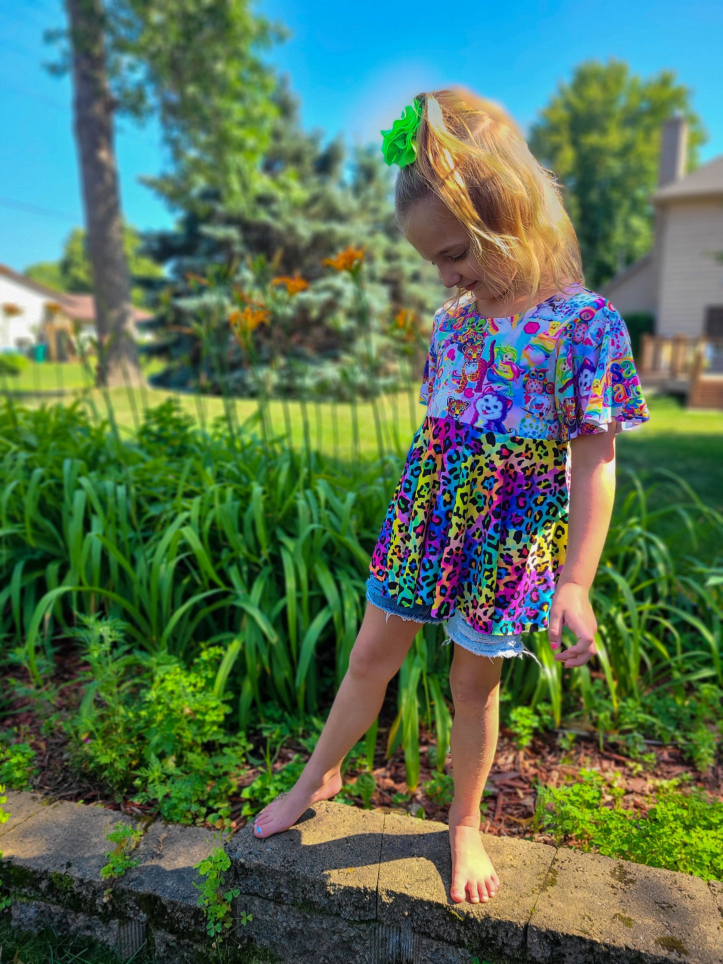 Ayda V-Back Peplum/Dress 5t-8