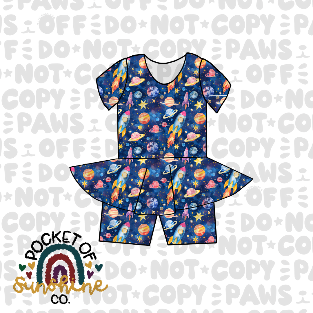 Brielle Skirted Bodysuit 2T-4T
