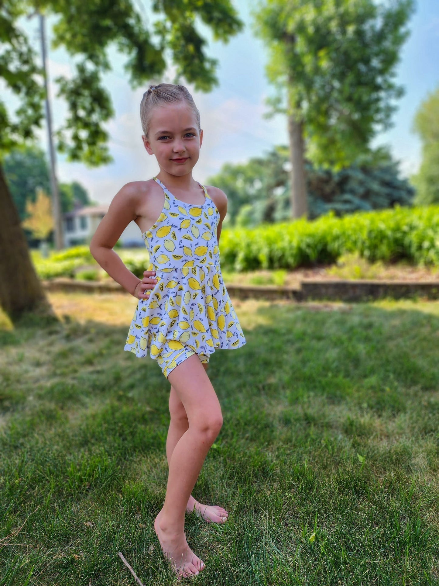 Brielle Criss Cross Back or Tie Shoulder Knee or Ballerina Length 9-16Y