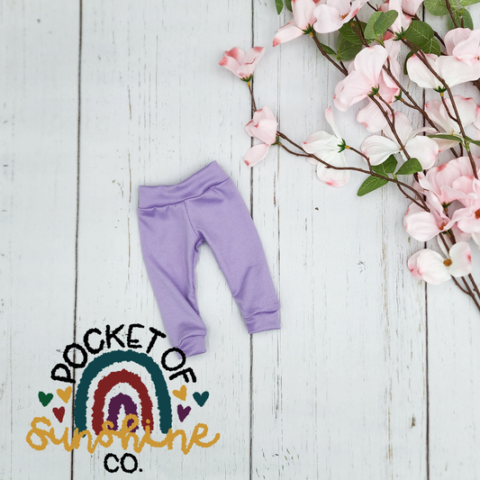 Lilac Purple Leggings Doll