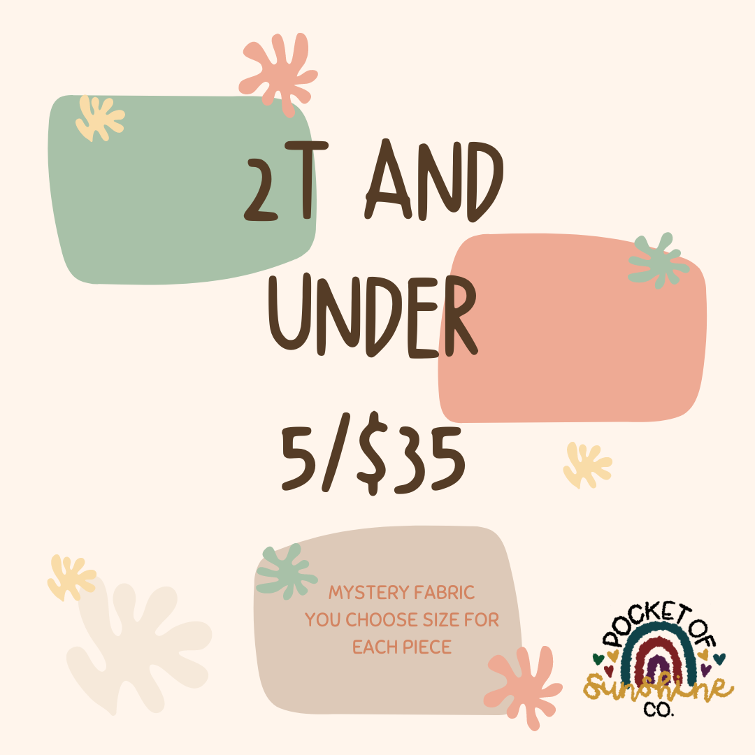 2T and Under Blowout Bag Sale