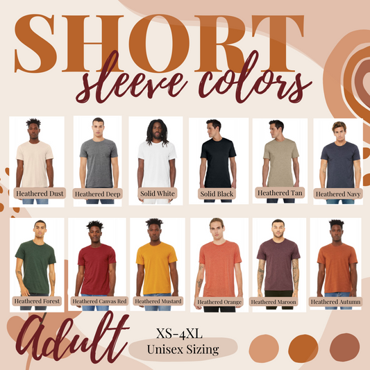 Adult Short Sleeve T-Shirt