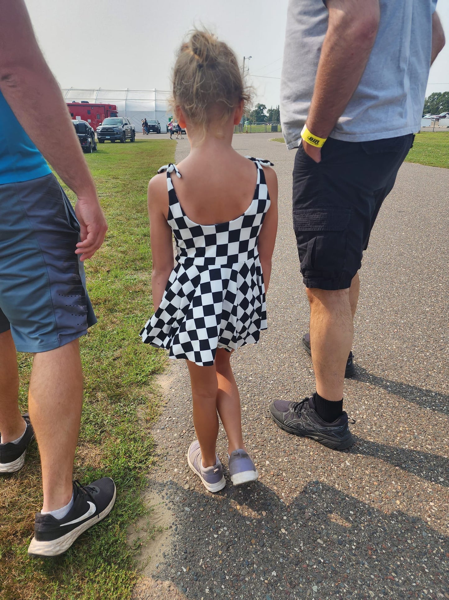 MMS Brielle Criss Cross/Tie Shoulder Dress