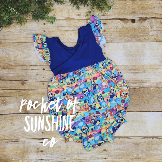 Style Feature Friday Magnolia Bubble/Shorts Romper NB-5T