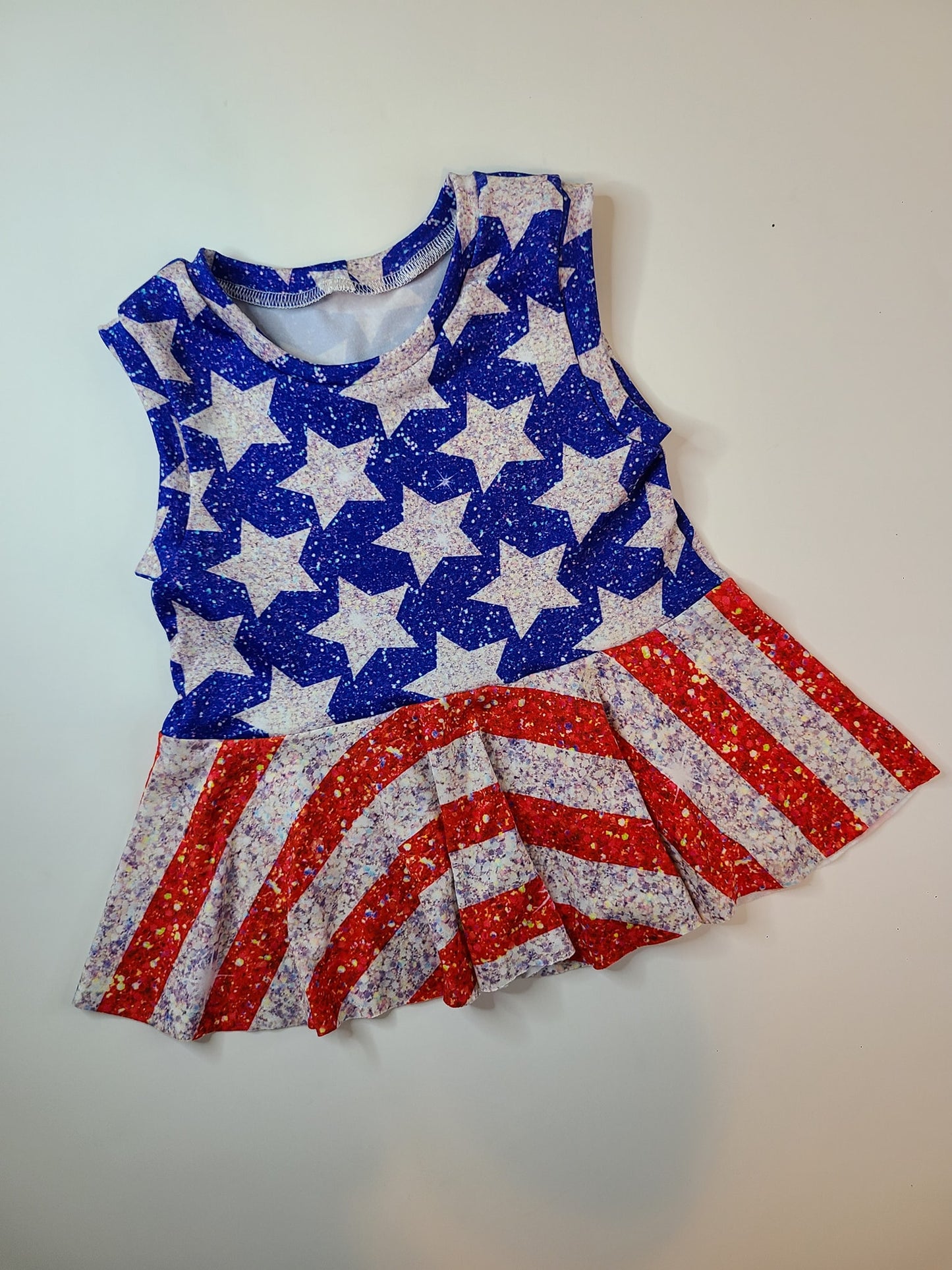 Patriotic Addie Peplum